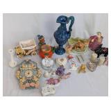 Collection of Ceramic and Porcelain Figurines and Decor
