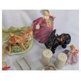 Collection of Ceramic and Porcelain Figurines and Decor