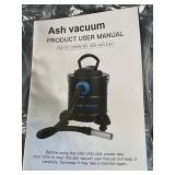 Electric Ash Vacuum 20L with Hose and Attachments Electric Ash Vacuum 20L with Hose and Attachments