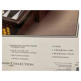 Deluxe Game House Mahogany Wood Style Board Game Set Deluxe Game House Mahogany Wood Style Board Game Set