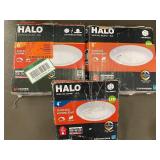 Lot of 3 Halo Surface Mount LED Downlights 4 inch and 6 inch Lot of 3 Halo Surface Mount LED Downlights 4 inch and 6 inch