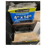 Assorted Floor and Wall Registers and Grates Collection comes with Tote and lid Assorted Floor and Wall Registers and Grates Collection comes with Tote and lid