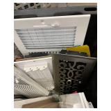 Assorted Floor and Wall Registers and Grates Collection comes with Tote and lid Assorted Floor and Wall Registers and Grates Collection comes with Tote and lid