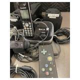 Mixed Electronics Lot with Panasonic Phone, Logitech Webcam, Altech Speakers and Accessories Mixed Electronics Lot with Panasonic Phone, Logitech Webcam, Altech Speakers and Accessories