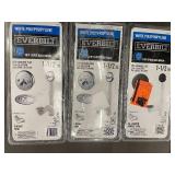 Set of 3 Everbilt Chrome Trip Lever Bath Drains 1-1/2 in Set of 3 Everbilt Chrome Trip Lever Bath Drains 1-1/2 in