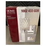 Home Decorators Collection Sconce with Crystal Glass Shade Home Decorators Collection Sconce with Crystal Glass Shade