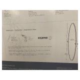 Moen Banbury 23 x 26 Inch Oval Mirror with Brushed Nickel Hardware Moen Banbury 23 x 26 Inch Oval Mirror with Brushed Nickel Hardware