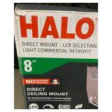 HALO 8 Inch Direct Mount LCR Selectable LED Commercial Ceiling Light Retrofit HALO 8 Inch Direct Mount LCR Selectable LED Commercial Ceiling Light Retrofit