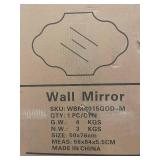 Wall Mirror with Decorative Frame 50x76cm Wall Mirror with Decorative Frame 50x76cm