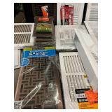 Collection of Metal and Plastic Floor and Wall Registers Assorted Sizes Collection of Metal and Plastic Floor and Wall Registers Assorted Sizes