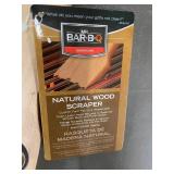 Mr. Bar-B-Q Cast Iron Scrub Brush and Natural Wood Grill Scraper Set Mr. Bar-B-Q Cast Iron Scrub Brush and Natural Wood Grill Scraper Set