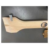 Mr. Bar-B-Q Cast Iron Scrub Brush and Natural Wood Grill Scraper Set Mr. Bar-B-Q Cast Iron Scrub Brush and Natural Wood Grill Scraper Set