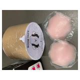 Boob Tape with Reusable Silicone Breast Covers - Nude Boob Tape with Reusable Silicone Breast Covers - Nude