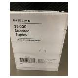 DE 3 - Baseline 25,000 Standard Staples in 5 Packs of 5000 Per Box DE 3 - Baseline 25,000 Standard Staples in 5 Packs of 5000 Per Box