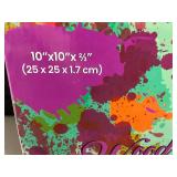 Set of 5 Daveliou 10" x 10" Wood Panels for Artists Set of 5 Daveliou 10" x 10" Wood Panels for Artists
