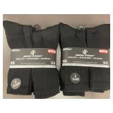 Lot of 12 Wear Proof Athletic Crew Socks, Size 10-13, Black Lot of 12 Wear Proof Athletic Crew Socks, Size 10-13, Black