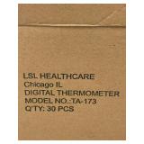 Lot of 30 LSL Healthcare Digital Thermometers Model TA-173 LOW Batteries Lot of 30 LSL Healthcare Digital Thermometers Model TA-173 LOW Batteries