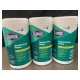 CloroxPro Disinfecting Wipes - 75 Premoistened Wipes (Lot of 3) CloroxPro Disinfecting Wipes - 75 Premoistened Wipes (Lot of 3)