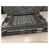 Set of 2 Tosca 65126 Collapsible Plastic Crates Set of 2 Tosca 65126 Collapsible Plastic Crates