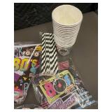 Complete 80s Themed Party Supplies Set Complete 80s Themed Party Supplies Set