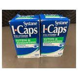 Two Boxes of Systane I-Caps Eye Vitamin & Mineral Supplement 120 Tablets Two Boxes of Systane I-Caps Eye Vitamin & Mineral Supplement 120 Tablets