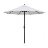 California Umbrella 9 ft. Aluminum Auto Tilt Patio Umbrella in White Olefin  Customer Returns See Pictures California Umbrella 9 ft. Aluminum Auto Tilt Patio Umbrella in White Olefin  Customer Returns See Pictures