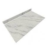 4 ft. L x 25 in. D Engineered Composite Countertop in Calcutta Blanc with Satin Finish Customer Returns See Pictures 4 ft. L x 25 in. D Engineered Composite Countertop in Calcutta Blanc with Satin Finish Customer Returns See Pictures