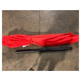 PASAMIC 9 ft. Solar LED Lighted Market Patio Umbrella with Crank and Tilt in Red   Customer Returns See Pictures PASAMIC 9 ft. Solar LED Lighted Market Patio Umbrella with Crank and Tilt in Red   Customer Returns See Pictures