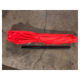 PASAMIC 9 ft. Solar LED Lighted Market Patio Umbrella with Crank and Tilt in Red   Customer Returns See Pictures PASAMIC 9 ft. Solar LED Lighted Market Patio Umbrella with Crank and Tilt in Red   Customer Returns See Pictures