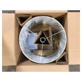 Hampton Bay Truman 58 in. Walnut and Brass Floor Lamp  Customer Returns See Pictures Hampton Bay Truman 58 in. Walnut and Brass Floor Lamp  Customer Returns See Pictures