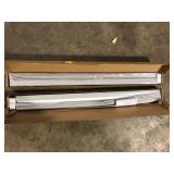 Perfect Lift Window Treatment Gray Mist Cordless Blackout Energy-Efficient Cotton Roman Shade 53 in. W x 72 in. L    Customer Returns See Pictures Perfect Lift Window Treatment Gray Mist Cordless Blackout Energy-Efficient Cotton Roman Shade 53 in. W x 72 in. L    Customer Returns See Pictures