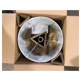 Hampton Bay Truman 58 in. Walnut and Brass Floor Lamp Customer Returns See Pictures Hampton Bay Truman 58 in. Walnut and Brass Floor Lamp Customer Returns See Pictures