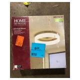 Home Decorators Collection 13.75 in. 21-Watt Brushed Nickel Integrated LED Ceiling Flush Mount Customer Returns See Pictures Home Decorators Collection 13.75 in. 21-Watt Brushed Nickel Integrated LED Ceiling Flush Mount Customer Returns See Pictures