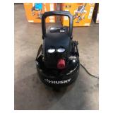 Husky 3 Gal. 120 PSI Portable Electric Oil-Free Light Duty Pancake Air Compressor with Fold Down Handle and 1-Quick Coupler  Customer Returns See Pictures Husky 3 Gal. 120 PSI Portable Electric Oil-Free Light Duty Pancake Air Compressor with Fold Down Handle and 1-Quick Coupler  Customer Returns See Pictures