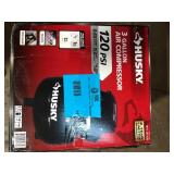 Husky 3 Gal. 120 PSI Portable Electric Oil-Free Light Duty Pancake Air Compressor with Fold Down Handle and 1-Quick Coupler  Customer Returns See Pictures Husky 3 Gal. 120 PSI Portable Electric Oil-Free Light Duty Pancake Air Compressor with Fold Down Handle and 1-Quick Coupler  Customer Returns See Pictures