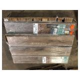 7 Boxes of TrafficMaster Cowley Creek Oak 8 mm T x 47.6 in. W Water Resistant Laminate Wood Flooring (21.3 sqft/case) Customer Returns See Pictures 7 Boxes of TrafficMaster Cowley Creek Oak 8 mm T x 47.6 in. W Water Resistant Laminate Wood Flooring (21.3 sqft/case) Customer Returns See Pictures