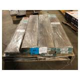 7 Boxes of TrafficMaster Cowley Creek Oak 8 mm T x 47.6 in. W Water Resistant Laminate Wood Flooring (21.3 sqft/case) Customer Returns See Pictures 7 Boxes of TrafficMaster Cowley Creek Oak 8 mm T x 47.6 in. W Water Resistant Laminate Wood Flooring (21.3 sqft/case) Customer Returns See Pictures