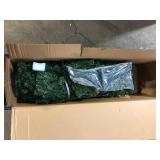 7 ft. Pre-Lit Artificial Christmas Tree Hinged Xmas Tree with 9 Lighting Modes by Gymax  Customer Returns See Pictures 7 ft. Pre-Lit Artificial Christmas Tree Hinged Xmas Tree with 9 Lighting Modes by Gymax  Customer Returns See Pictures