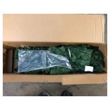 7 ft. Pre-Lit Artificial Christmas Tree Hinged Xmas Tree with 9 Lighting Modes by Gymax  Customer Returns See Pictures 7 ft. Pre-Lit Artificial Christmas Tree Hinged Xmas Tree with 9 Lighting Modes by Gymax  Customer Returns See Pictures