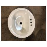 Bootz Industries Laurel Round Drop-In Bathroom Sink in White Customer Returns See Pictures Bootz Industries Laurel Round Drop-In Bathroom Sink in White Customer Returns See Pictures