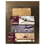Lot of Assorted Ceiling Lighting Fans For Parts  Various Models and Conditions Customer Returns See Pictures Lot of Assorted Ceiling Lighting Fans For Parts  Various Models and Conditions Customer Returns See Pictures