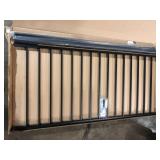 Aria Railing 36 in. x 69.43 in. Black Powder Coated Aluminum Preassembled Deck Railing  Customer Returns See Pictures Aria Railing 36 in. x 69.43 in. Black Powder Coated Aluminum Preassembled Deck Railing  Customer Returns See Pictures