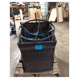 Outdoor Wicker Patio Chairs and Table Customer Returns See Pictures Outdoor Wicker Patio Chairs and Table Customer Returns See Pictures