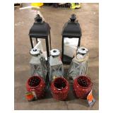 Lot of Assorted Outdoor Lighting Lanterns and Light Holders Various Models and Conditions Customer Returns See Pictures Lot of Assorted Outdoor Lighting Lanterns and Light Holders Various Models and Conditions Customer Returns See Pictures