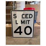 Speed Street Sign (586082)