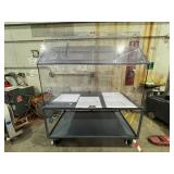 Acrylic Fume Hood (586368) on Rolling Cart