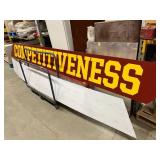 Motivational athletics signs with back lighting (586479)