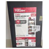 HYPER TOUGH 5-SHELF PLASTIC SHELVING UNIT HYPER TOUGH 5-SHELF PLASTIC SHELVING UNIT