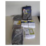 NEW ASSORTED CURTAINS (7 PIECES TOTAL) NEW ASSORTED CURTAINS (7 PIECES TOTAL)