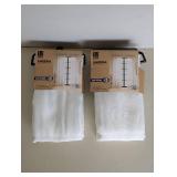 (2) NEW UMBRA SHEERA SHEER PANELS (2) NEW UMBRA SHEERA SHEER PANELS